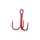 Gamakatsu Preda 13R Treble Hooks Red Trojháček s očkem a protihrotem #12