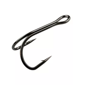   Gamakatsu Preda Double 21 Hooks Black Dvouhrotý háček s očkem a protihrotem #8