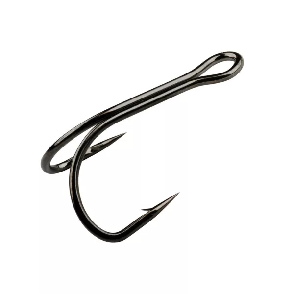 Gamakatsu Preda Double 21 Hooks Black Dvouhrotý háček s očkem a protihrotem #8