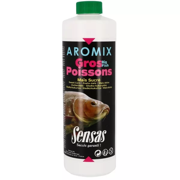 Sensas Aromix Big Fish Kukuřice Tekuté aroma 500ml