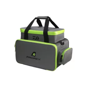   Daiwa Prorex WP Tackle Container L Tkaný Karbon Antracit EVA Taška na vybavení 50x26x32cm