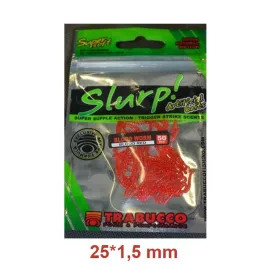   Trabucco Slurp Bait Bloodworm Krvavě Červená Umělá patentka 50ks
