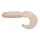Trabucco Yummy Bait Curly Tail Bílý 4cm Plastová Návnada 8ks