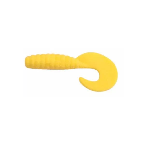 Trabucco Yummy Bait Curly Tail Cream 4cm Plastová Návnada 8ks