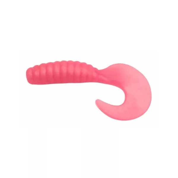 Trabucco Yummy Bait Curly Tail Bubble Gum 4cm Plastová Návnada 8ks