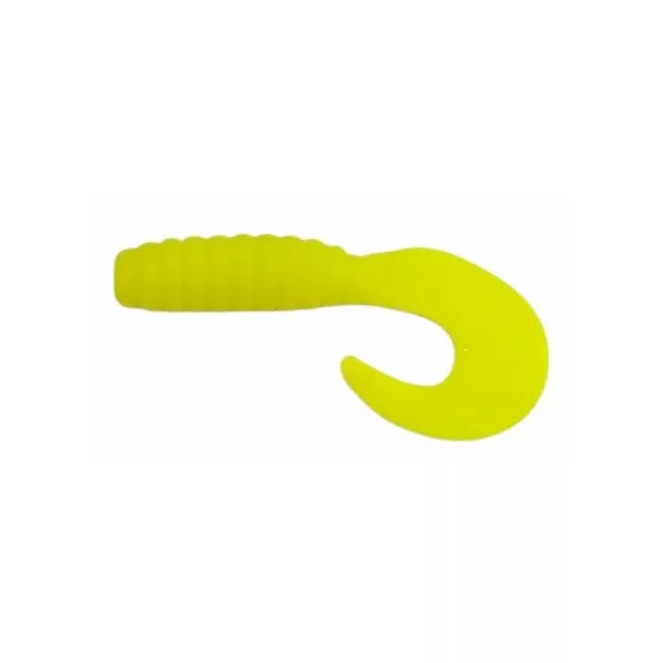 Trabucco Yummy Bait Curly Tail Žlutý 4cm Plastová Návnada 8ks