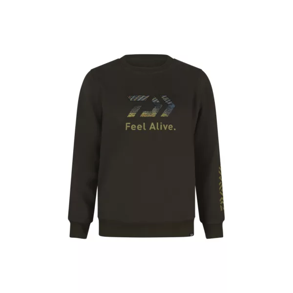 Daiwa D-Vec Crew Neck Zander Dark Olive Mikina 2XL