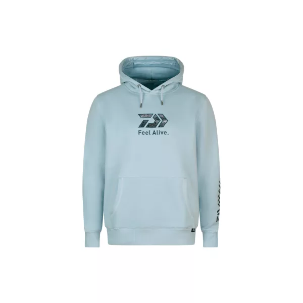Daiwa D-Vec Pstruh Světle modrá Mikina s kapucí 2XL