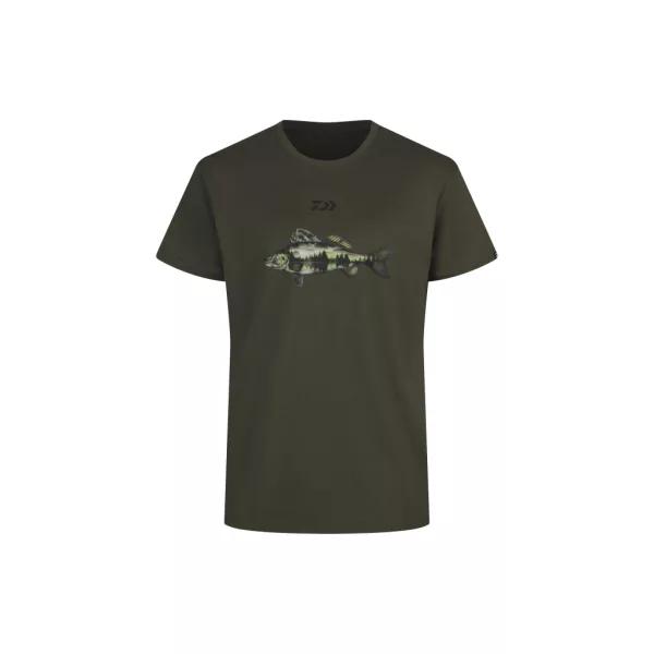 Daiwa Zander Olive Tričko 2XL