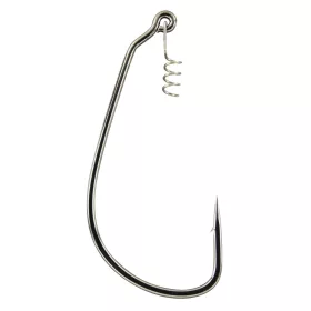 Gamakatsu Worm EWG Hooks Spring Lock Black #3/0 háček