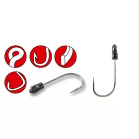 Gamakatsu Preda Trailer Hooks Black #1 Háček