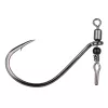 Gamakatsu Preda Swivel Shot Black Hooks #1 Háček s obratlíkem