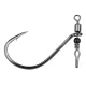 Gamakatsu Preda Swivel Shot Black Hooks #1 Háček s obratlíkem