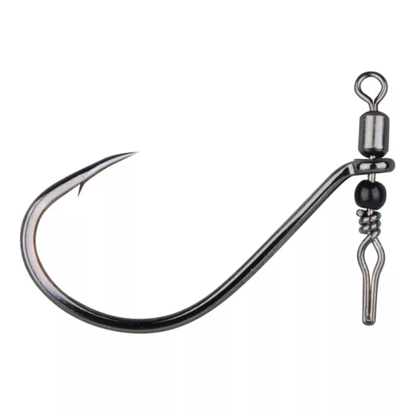 Gamakatsu Preda Swivel Shot Black Hooks #2 Háček s obratlíkem
