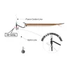Gamakatsu Preda Swivel Shot Black Hooks #2 Háček s obratlíkem