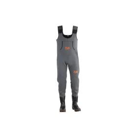 Daiwa D-Vec Waders Šedé Brodicí Kalhoty 40-41