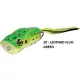 Rapture Popper Frog 6cm 15gr Leop. Fluo Green Gumová žába