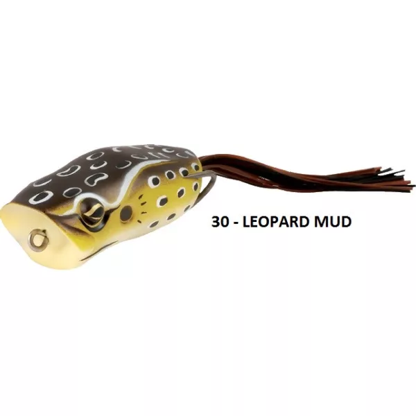 Rapture Popper Frog 6cm 15gr Leop. Mud Gumová žába
