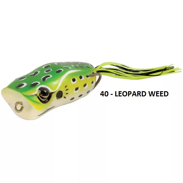 Rapture Popper Frog 6cm 15gr Leop. Weed Gumová žába