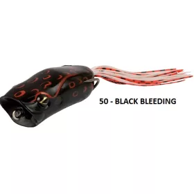 Rapture Popper Frog 6cm 15gr Black Bleeding Gumová žába