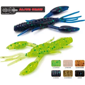   Rapture ULC Alive Craw 5cm 1,8gr Černá Měkká gumová nástraha 12ks