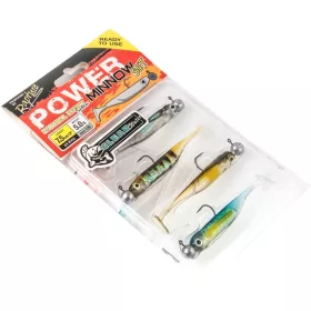  Rapture Power Minnow Set Shad Tail Clear Water 7,5cm 5gr Měkká gumová nástraha 4ks