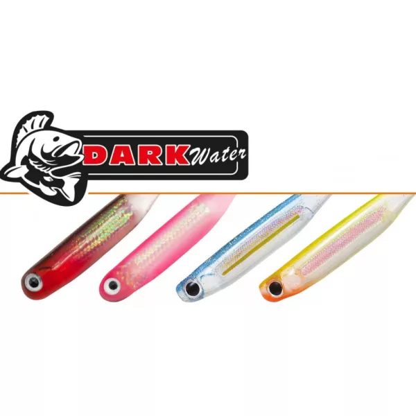 Rapture Power Minnow Dark Water sada 7,5cm 5gr Měkká gumová nástraha 4ks