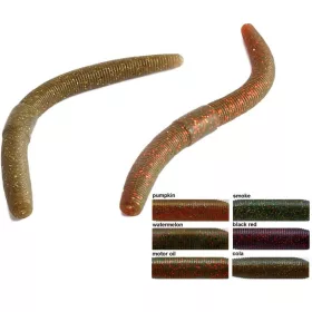   Rapture W. Wacky Worm 12,5cm Motor Oil Měkká gumová nástraha 10 kusů