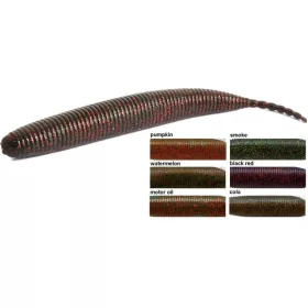   Rapture W. Mouse Tail Jerk 9,5cm Kouřová Měkká gumová návnada 10ks