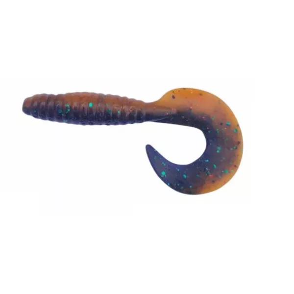 Rapture Fun Tail Grub 6,5cm Černá Dýně Plastová nástraha 10ks