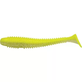   Rapture Ribbed Swing Shad 7cm Chartreuse Ghost Plastová nástraha 12ks