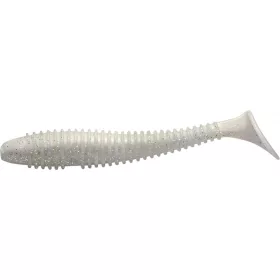   Rapture Ribbed Swing Shad 4cm White Ghost Plastová nástraha 14ks