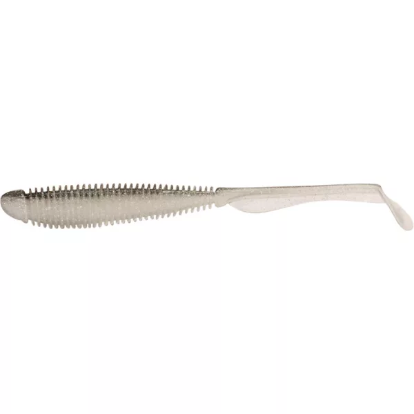 Rapture R.T.W. Soul Shad 7.5cm Černá Stříbrná Plastová Návnada 10ks