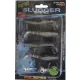 Rapture Slugger Shad Set 7,5cm Zelený lesk 4+2ks Sada umělých nástrah