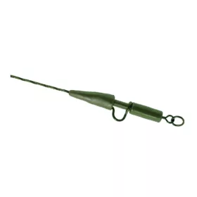   K-Karp DT Metal Clip 90cm Hnědá olověná šňůra s bezpečnostním klipem 2ks