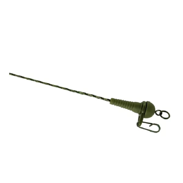 K-Karp DT Sleeve Rig 90cm Hnědá olověná šňůra s bezpečnostním klipem 2ks
