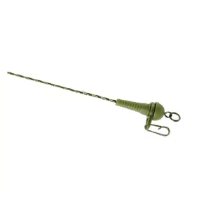   K-Karp DT Sleeve Rig 90cm Zelená olověná šňůra s bezpečnostním klipem 2ks
