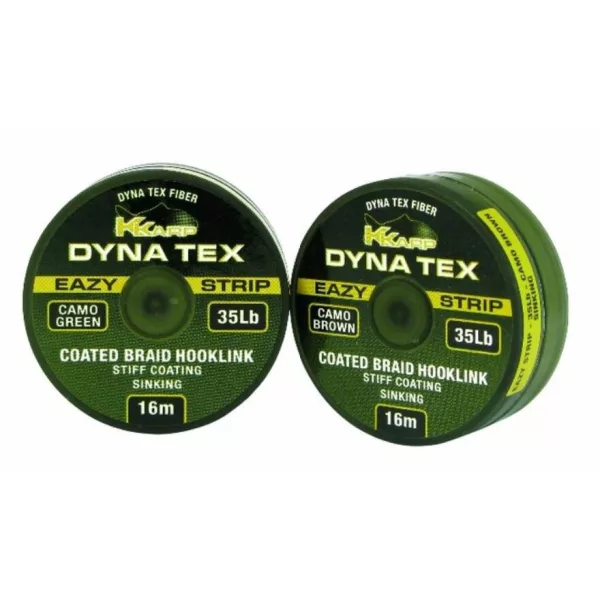 K-Karp Eazy Strip 16m 35lb Camo Zelená Pletená Návazcová šňůra
