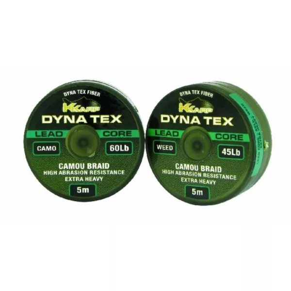 K-Karp Lead Core 5m 45lb Weed Pletená Návazcová šňůra