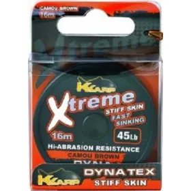   K-Karp Dyna Tex Xtreme Stiff 16m 45lb Camo Zelený Návazcový vlasec