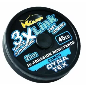 K-Karp Dyna Tex 3X-Link 20m 35lb Camou Návazcový vlasec
