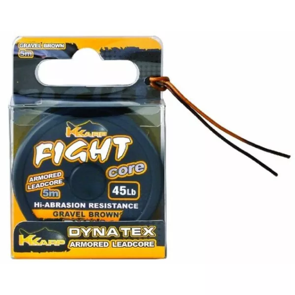 K-Karp Dyna Tex Fight Core 5m 45lb Camou Zelený Návazcový vlasec