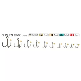 Trabucco Shinken ST-36 BN #16 Trojháček 6ks