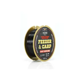   Cralusso Feeder&Carp Rychle potápivý FluoroCarbon Coated QSP 0,25mm 300m vlasec
