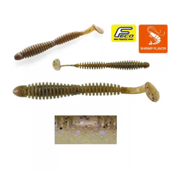 Tiemco Locoism Flexy Shad 7,6cm #224 Electric Shiner Plastová Nástraha 9ks