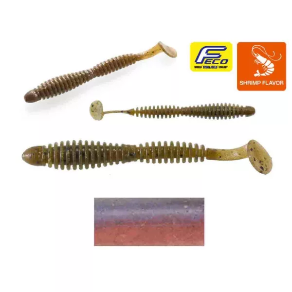 Tiemco Locoism Flexy Shad 8,9cm #002 Na Pro Blue Plastová Nástraha 7ks