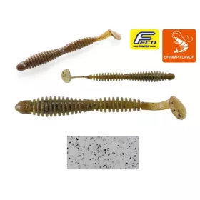   Tiemco Locoism Flexy Shad 8,9cm #161 Whitefish SP Plastová Nástraha 7ks
