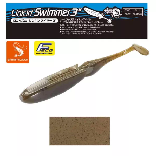 Tiemco Linkin Swimmer 7,6cm 171 Plastová nástraha 9ks