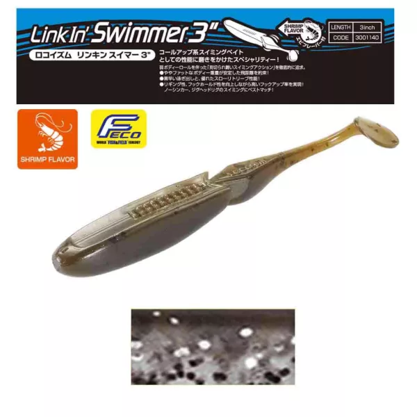 Tiemco Linkin Swimmer 7,6cm 240 Plastová nástraha 9ks