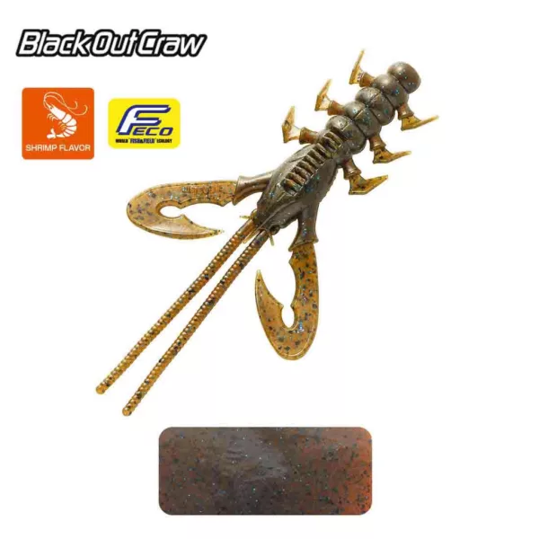 Tiemco Black Out Craw 10cm 133 Plastová nástraha 6ks